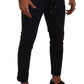 Dolce & Gabbana Elegant Dark Blue Skinny Jogging Pants