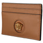 Versace Elegant Medusa Calf Leather Card Holder