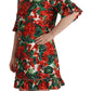 Dolce & Gabbana Floral Mini Enchantment Dress