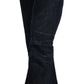 Ermanno Scervino Chic Dark Blue Mid Waist Jeans