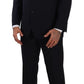 Domenico Tagliente Elegant Black Two-Piece Suit Ensemble