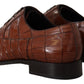 Dolce & Gabbana Elegant Exotic Crocodile Leather Formal Shoes