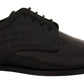 Dolce & Gabbana Exotic Leather Formal Lace-Up Shoes