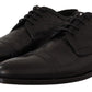 Dolce & Gabbana Exotic Leather Formal Lace-Up Shoes