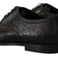 Dolce & Gabbana Exotic Leather Formal Lace-Up Shoes