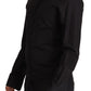 Dolce & Gabbana Elegant Slim Fit Black Cotton Dress Shirt