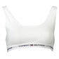 Tommy Hilfiger White Cotton Women Sports Bra