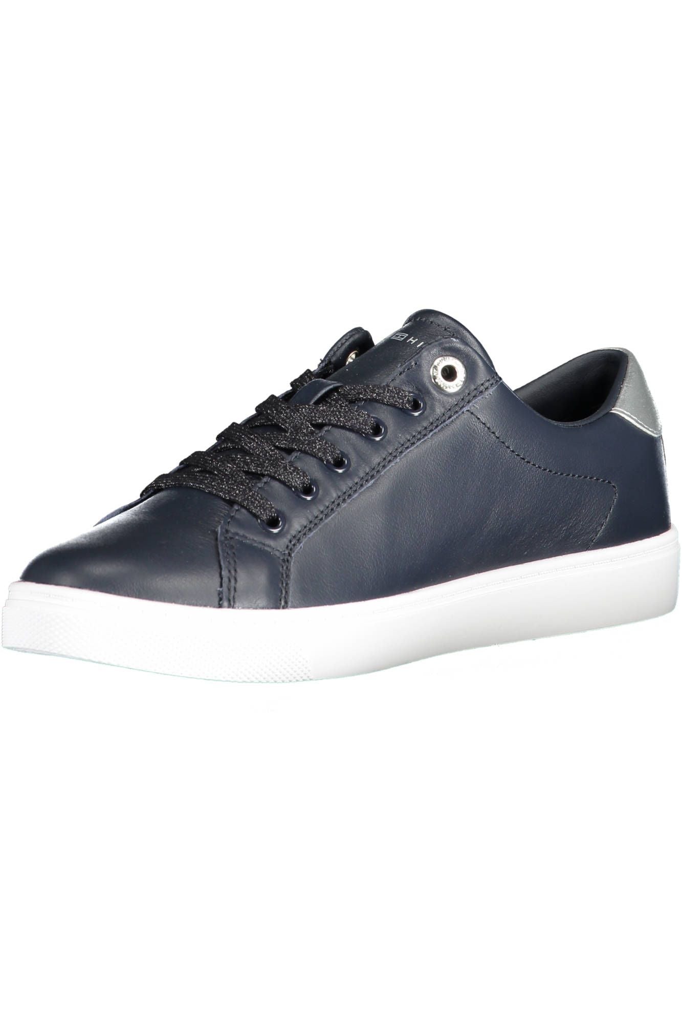 Tommy Hilfiger Chic Blue Contrasting Lace-Up Sneakers