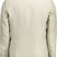 Gant Beige Linen Classic Jacket with Logo Detailing