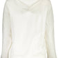 Tommy Hilfiger White Cotton Women Sweater