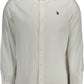 U.S. POLO ASSN. Elegant White Cotton Button-Down Shirt