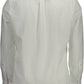 U.S. POLO ASSN. Elegant White Cotton Button-Down Shirt