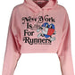 Tommy Hilfiger Chic Pink Hooded Embroidered Sweater