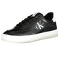 Calvin Klein Black Leather Women Sneaker