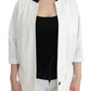 Andrea Pompilio Chic White Cotton Blend Blazer