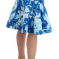 Koonhor Elegant Fresco-Print Knee-Length Skirt