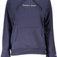 Tommy Hilfiger Chic Blue Hooded Sweatshirt with Signature Print