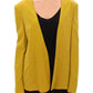 Lamberto Petri Elegant Mustard Silk Blend Jacket