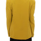 Lamberto Petri Elegant Mustard Silk Blend Jacket