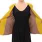 Lamberto Petri Elegant Mustard Silk Blend Jacket