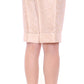 Zeyneptosun Exclusive Beige Brocade Above Knee Shorts