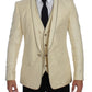 Dolce & Gabbana Sophisticated Beige Polka Dotted Blazer & Vest