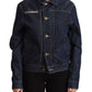 Master Coat Elegant Dark Blue Denim Jacket