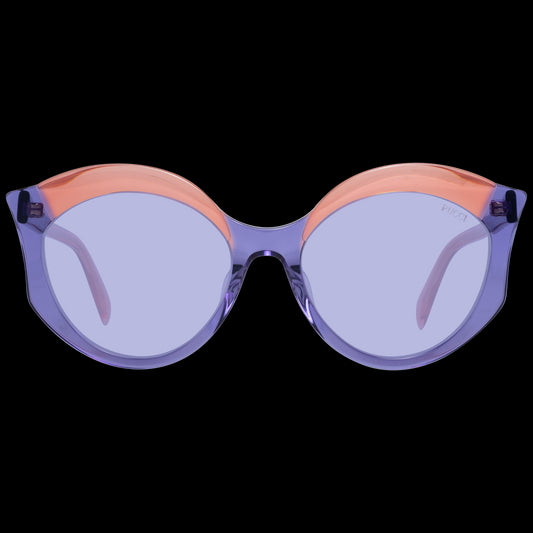 Emilio Pucci Elegant Purple Butterfly Sunglasses