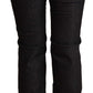 Costume National Chic Low Waist Skinny Black Denim Jeans