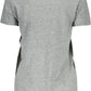 Levi's Gray Cotton Women T-Shirt