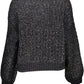 Desigual Chic Contrasting Details Round Neck Sweater