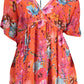 Desigual Vibrant V-Neck Short Sleeve Dress