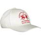 La Martina White Cotton Men Cap