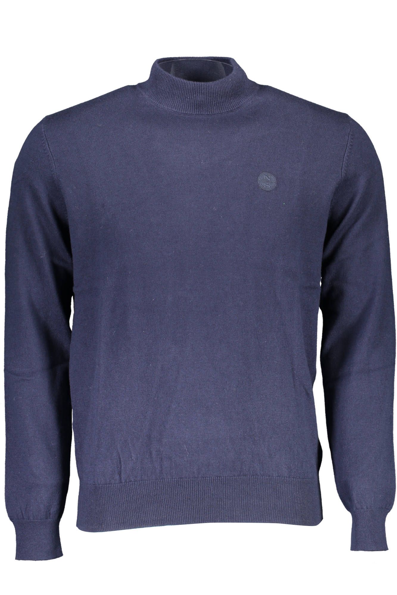 North Sails Blue Cotton Men Sweater