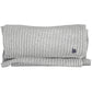 U.S. POLO ASSN. Elegant Gray Wool-Cashmere Blend Scarf