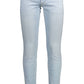 Gant Light Blue Cotton Men Jeans