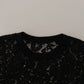 Dolce & Gabbana Elegant Black Long Sleeve Blouse Top