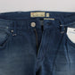 Acht Slim Fit Blue Wash Italian Denim