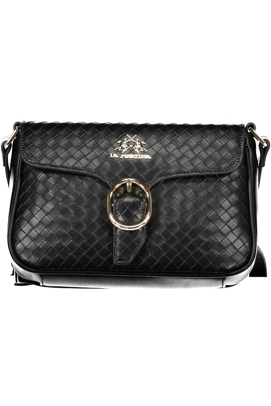 La Martina Black Polyethylene Women Handbag