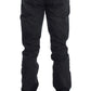 Acht Sleek Gray Slim Fit Italian Mens Jeans