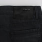 Acht Sleek Gray Slim Fit Italian Mens Jeans