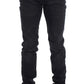 Acht Sleek Gray Slim Fit Men's Premium Denim