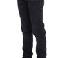 Acht Sleek Gray Slim Fit Men's Premium Denim