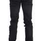 Acht Sleek Gray Slim Fit Men's Premium Denim