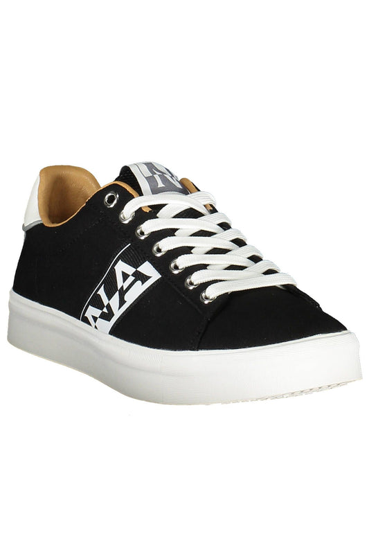 Napapijri Black Polyester Men Sneaker