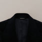 Dolce & Gabbana Elegant Black Cotton Long Cardigan Jacket