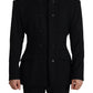 Dolce & Gabbana Elegant Slim Fit Double Breasted Wool Blazer