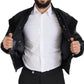 Dolce & Gabbana Elegant Black Crystal-Embellished Bomber Jacket