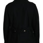 Dolce & Gabbana Elegant Double Breasted Wool Overcoat