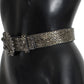 Dolce & Gabbana Embellished Sequined Wide Waist Belt